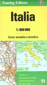 Карта Италии. 1:800 000. Italia